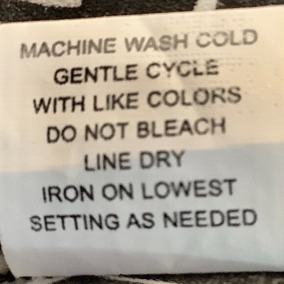 BUTTON TOP TUNIC COLOR BLOCK BLACK / WHITE XL NY COLLECTION LONG SLEEVE - Picture 9 of 9